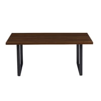 Pandalino - Mesa Rectangular Ámbar Oscura 140X90 | Estilo Industrial Cafe 140X90