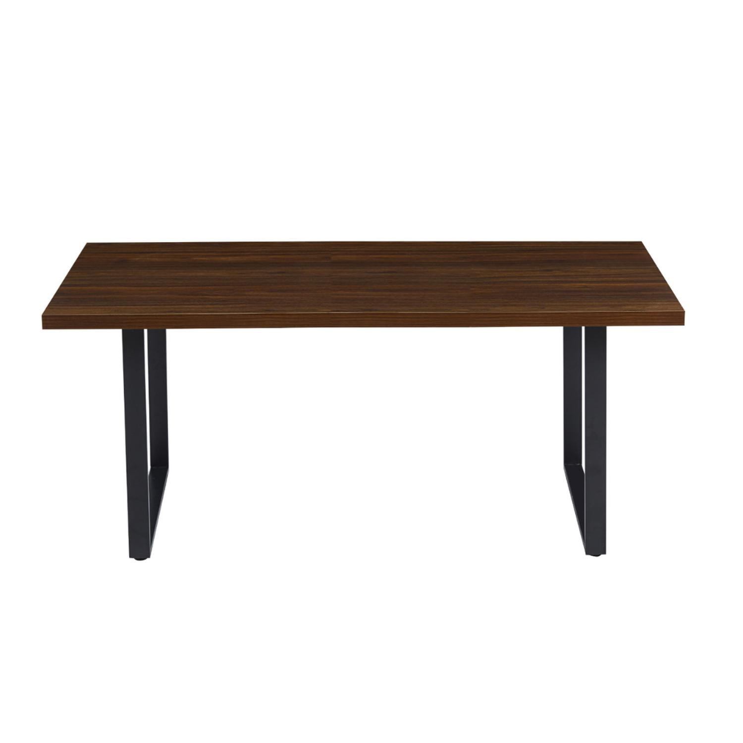 Pandalino - Mesa Rectangular Ámbar Oscuro 160x90 | Estilo Industrial Cafe