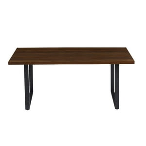 Pandalino - Mesa Rectangular Ámbar Oscura 140X90 | Estilo Industrial Cafe 140X90