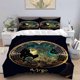 thumbnail image 1 of 3pcs Virgo Art Illustration Printed Bedding Set Soft, 1 of 1