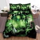 thumbnail image 1 of Everyone Of The Green Lantern Corps Quilt Duvet Cover Set Kids Super Double3-Piece Bedding Set, 1 of 5