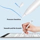 thumbnail image 4 of Pencil Tips Paiholy Upgrade, paquete de 4 unidades para Apple Pencil, color blanco, 4 of 7