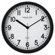 thumbnail image 1 of Reloj Pared 22 cm Negro Circular Plastico, 1 of 5