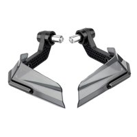 Ioensy - Protector Contra Choques De Parabrisas De Motocicleta Deflector Protector De Mano Para Motocicleta Negro