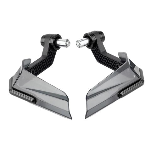 Ioensy - Protector Contra Choques De Parabrisas De Motocicleta Deflector Protector De Mano Para Motocicleta Negro