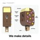 thumbnail image 4 of Funda Elago Ice Cream para AirPods Pro 2nd Gen Chocolate, 4 of 7