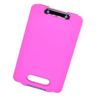 Ioensy - Portapapeles Con Tablero De Escritura De Almacenamiento Carpeta De Papel A4 Para El Trabajo, El Hogar, El Aula, Color Rojo