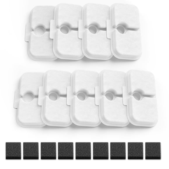 Filtros para fuente de agua SAMANIJA, paquete de 9, compatibles con Petlibro