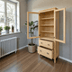 thumbnail image 2 of Vitrina de Madera con Coperos Vajillero Artesanal de Pino - Natural - 80x35x180 cm, 2 of 3