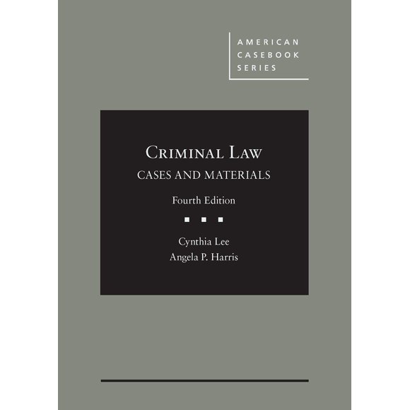 Libro West Academic Publishing: Casos de Derecho Penal