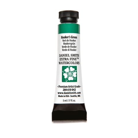 Pintura Acuarela Daniel Smith, Extrafina, Tubo Hooker'S Green, 5 Ml