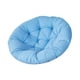 thumbnail image 5 of Cojín para Silla Colgante, Cojín para Asiento, Suave, Transpirable, Grueso, Cómodo, Versátil, Práctico para Sillas de Jardín, Tapete, Cojín para Meced Azul, 5 of 5