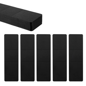 Bothyi - 50 Uds. Fundas Para Marcapáginas Soporte Para Marcapáginas Para Fabricación De Joyas Suministros De Embalaje Negro