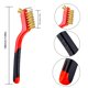 thumbnail image 2 of Juego de cepillos para rascar alambres BEBORIN Soft Grip, 18 piezas con alambre de latón, 2 of 6