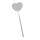 thumbnail image 4 of Espejo De Pestañas En Forma De Corazón Mango De Acero Inoxidable Desmontable Para Accesorios Argent, 4 of 5