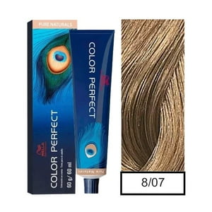 Wella - Tintura Semipermanente Color Perfect 8/07 60Gr + Oxidante