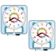 thumbnail image 1 of Reloj de enseñanza ANCOMEDO, magnético, grabable y borrado en seco, 12 x 11, 1 of 7