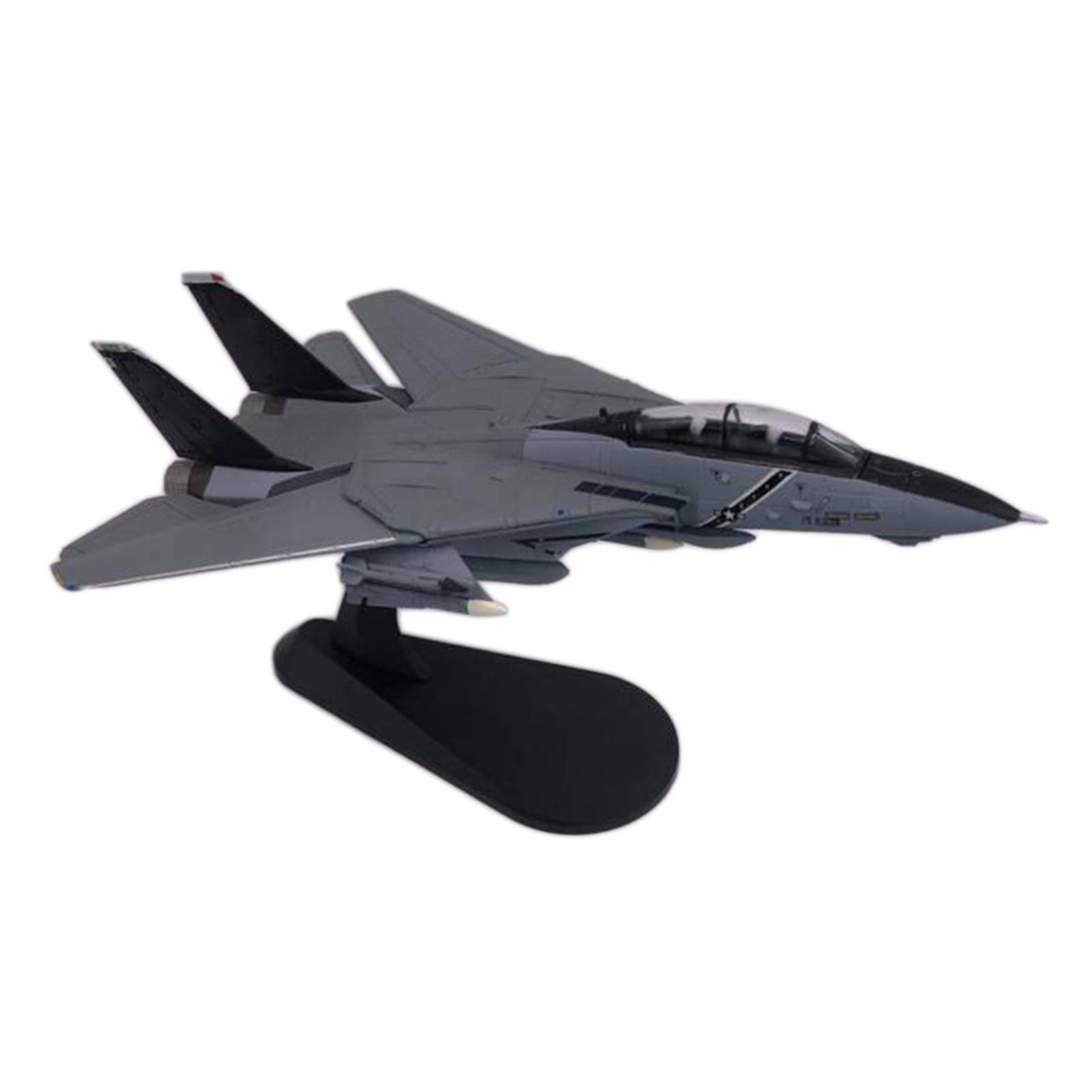 Magideal - Modelo De Avión F14 De Ee. Uu., Ornamento De Simulación, Modelo De Avión En Miniatura, Soporte De Exhibición, Modelo De Para El Hogar, Hogar,