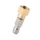 thumbnail image 3 of Conector Adaptador de Rosca Conjunto de Adaptador de Manguera de Agua Conexión Rápida de Acero Limpieza M22 Varilla de Lavado Antibobinado a Conector agujero 22mm, 3 of 5