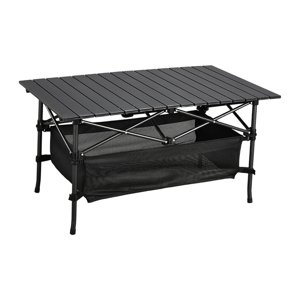Ioensy - Mesa Plegable Para Acampar, Mesa De Aluminio, Portátil Para Escritorio De Jardín Y Patio Trasero