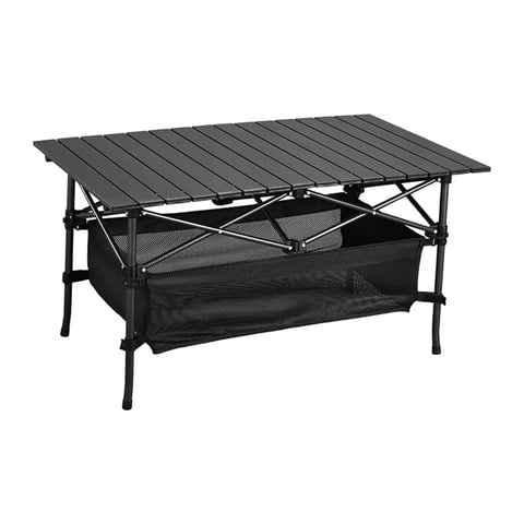 Ioensy - Mesa Plegable Para Acampar, Mesa De Aluminio, Portátil Para Escritorio De Jardín Y Patio Trasero