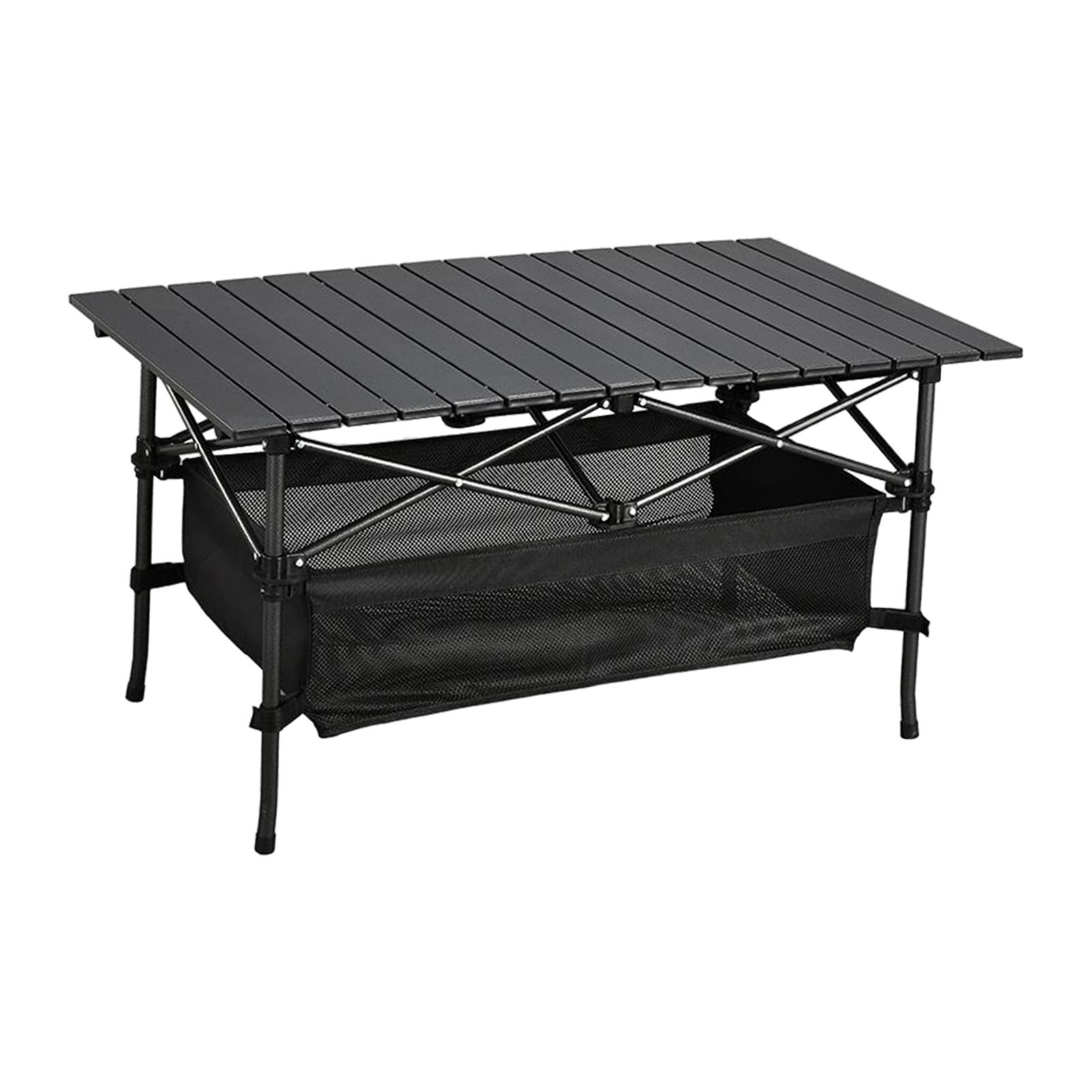 Ioensy - Mesa Plegable Para Acampar, Mesa De Aluminio, Portátil Para Escritorio De Jardín Y Patio Trasero