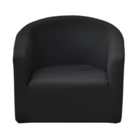 Magideal - Funda Elástica Para Sillón, Funda Para Sofá, Funda Para Sofá, Fundas Para Muebles Lavables, Fundas Para Sillón De Sofá Individual , Negro