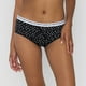 thumbnail image 2 of Boyshort Mujer Cotton Print Negro Corona, 2 of 5