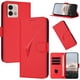 thumbnail image 1 of Funda Cartera Fibra de Carbono para Motorola MOTO G Stylus 2023 con Soporte y Cierre Magnético Rojo, 1 of 6