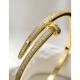 thumbnail image 3 of Pulsera de acero clavo con microcircones Dorado plateado, 3 of 3