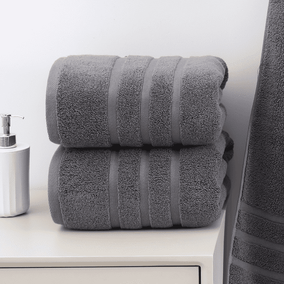Set 2 Toallas Manos 50 x 90 cm Algodón Gray Blair Home 1 un