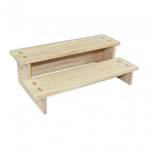 Genérico - Soporte Elevador De Exhibición De Madera, Accesorios De Escaparate Decorativo Para Esculturas, Figuras, Hogar, 2 Capas, 30Cm