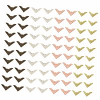 Bothyi - Protectores De Esquinas De Metal Para Libros, Versátiles, Para Diarios, Cuadernos, 80 Unidades, 4 Colores