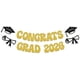 thumbnail image 1 of Banner KEWUFD felicita a Grad 2026 Gold Glitter Class of 2026, 1 of 8