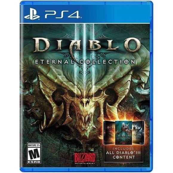 Diablo III Eternal Collection PS4 Físico azul Tamano Unico
