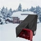 thumbnail image 3 of Cubierta del soplador de nieve -210D Oxford tela impermeable resistente al viento cubiertas al aire libre, accesorios clásicos dos etapas de la cubierta del lanzador de nieve (negro), 3 of 3