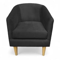 Mbc - Poltrona Murcia - Felpa Negro