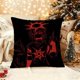 thumbnail image 1 of A FORSAKEN Character Twotime Red And Black Dark Illustration Printed Pillowcase Modern Decorative Cushion Cover Suitable for Sofa Living Room Outdoor Use Bedroo, 1 of 1