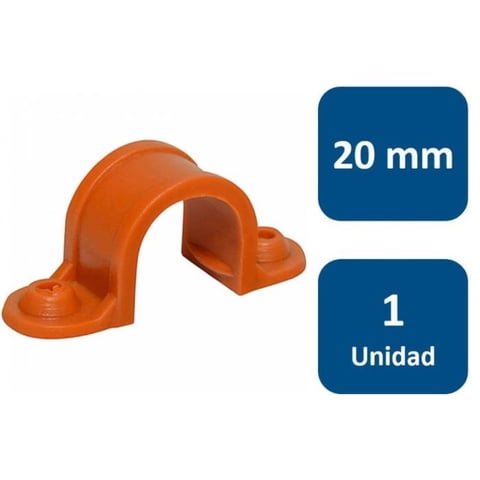 Abrazadera Pvc Conduit 20Mm
