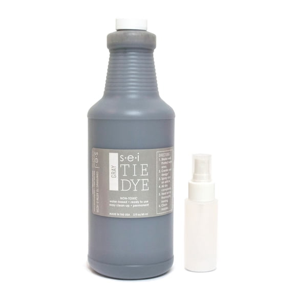 Kit De Tie Dye S·e·i Gris Tinte Para Tela De 1 L Para Grupos Grandes