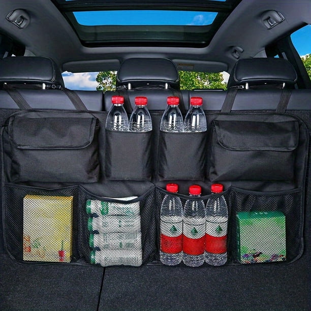 Car Trunk Hanging Organizer, Hanging Car Trunk Organizer With 8 Large Storage Bags, Extra Large Capacity, SUV Car Waterproof Trunk Organizer