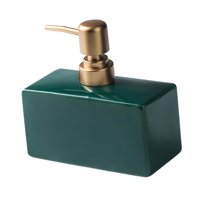 Bothyi - Dispensador De Jabón De Cerámica Moderno Botella De Loción Recargable Decoración Del Hogar Baño Verde