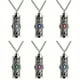 thumbnail image 4 of Memorial Pendant Necklace for Ashes with Flower - Stainless Steel Jewelry for Remembrance and Healing, 4 of 5
