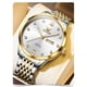 thumbnail image 1 of Reloj de Hombre Elegante Movimiento Cuarzo Bicolor Acero Inoxidable para uso diario, 1 of 3