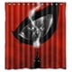 thumbnail image 1 of Cortina de ducha con diseño de Batman en el ojo, juego de cortinas de baño con ganchos, tamaño 60 x 72 pulgadas, 1 of 3