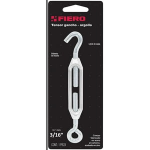 Tensor Ojo Gancho 3/16"" / 41Kg - Fiero