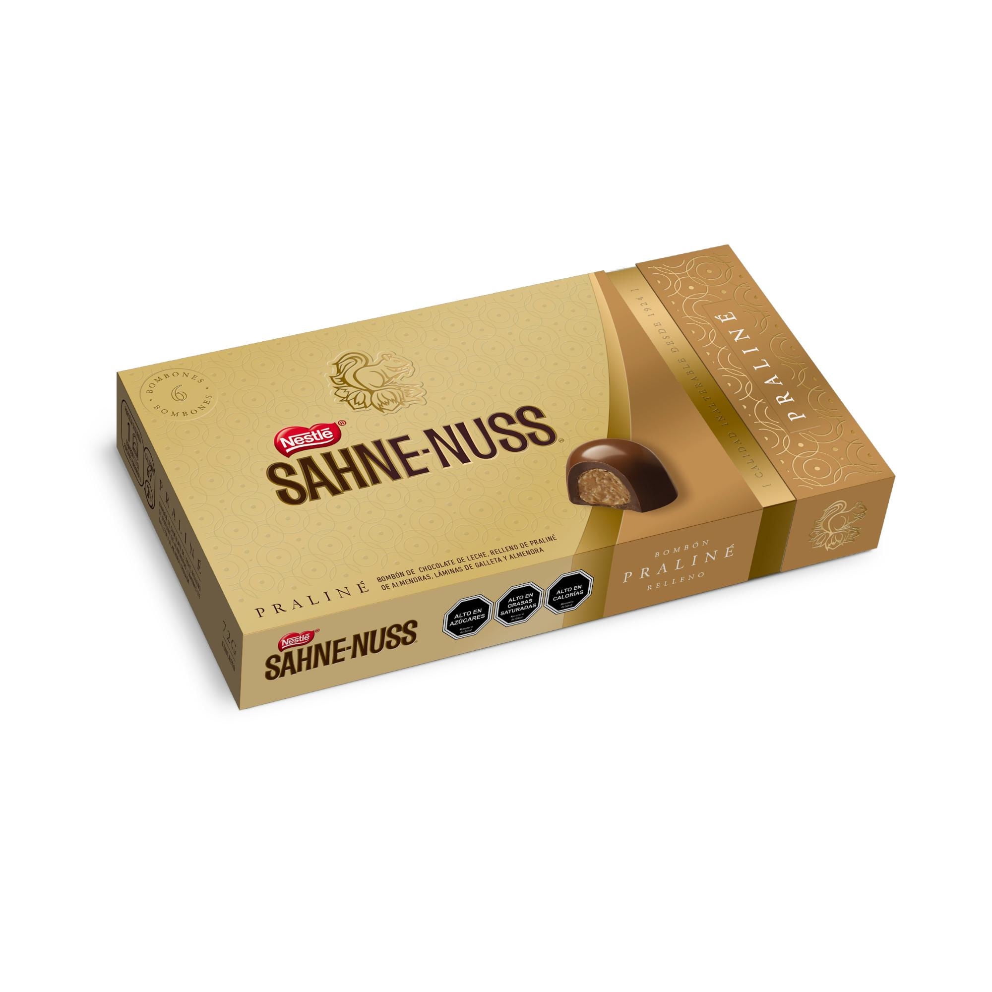 Bombones Nestle Sahne Nuss Praline Bombon 72 Gr
