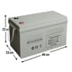 thumbnail image 3 of Bateria Solar 12v 100 Ah Ciclo Profundo Baterias Gel Energia, 3 of 4