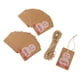 thumbnail image 5 of 100 unids papel kraft feliz navidad regalo etiqueta etiqueta navidad colgando decoración mu?eco de nieve, 5 of 5