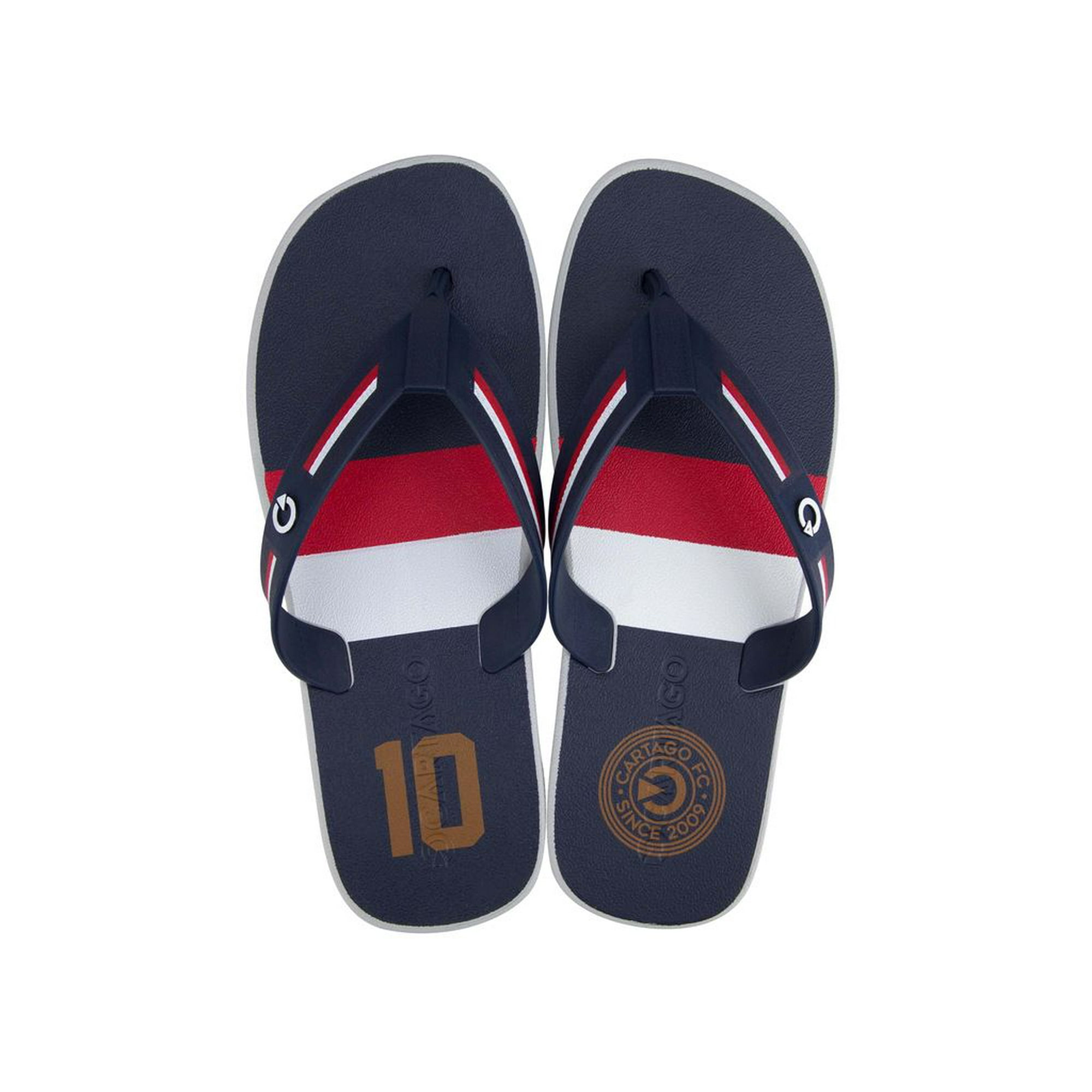 Sandalia Hombre Rojo/blanco Detroit Cartago